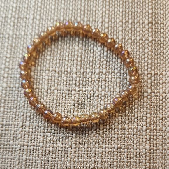 Elegant light brown Beaded Bracelet - Picture 1 of 3